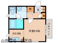 奈良県香芝市穴虫(アパート)の賃貸物件201の間取り