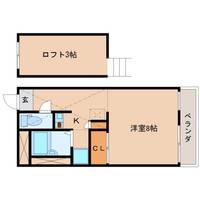 奈良県香芝市北今市7丁目(マンション)の賃貸物件202の間取り