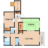 奈良県香芝市磯壁3丁目(アパート)の賃貸物件の間取り