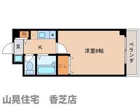奈良県香芝市瓦口(マンション)の賃貸物件301の間取り
