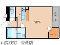 奈良県香芝市北今市2丁目(マンション)の賃貸物件103の間取り
