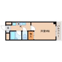 奈良県天理市指柳町(マンション)の賃貸物件の間取り