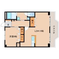 奈良県生駒市新生駒台(マンション)の賃貸物件305の間取り