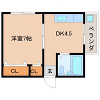 静岡県静岡市清水区相生町(マンション)の賃貸物件の間取り
