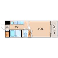 奈良県奈良市富雄北3丁目(マンション)の賃貸物件の間取り