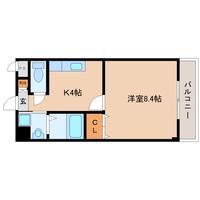奈良県大和郡山市紺屋町(マンション)の賃貸物件の間取り
