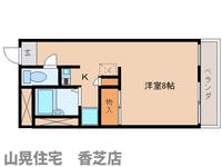 奈良県香芝市北今市7丁目(マンション)の賃貸物件301の間取り