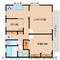 静岡県静岡市清水区草薙(アパート)の賃貸物件200の間取り