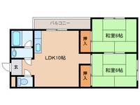 奈良県生駒市壱分町(マンション)の賃貸物件301の間取り
