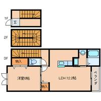 奈良県大和郡山市小林町(アパート)の賃貸物件の間取り