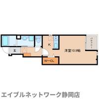 静岡県静岡市葵区牧ケ谷(アパート)の賃貸物件の間取り