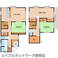 静岡県静岡市葵区緑町(一戸建)の賃貸物件の間取り