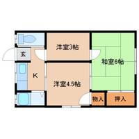 奈良県奈良市法蓮町(アパート)の賃貸物件の間取り