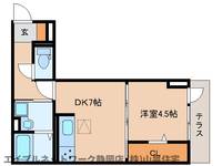 静岡県静岡市葵区馬場町(アパート)の賃貸物件の間取り