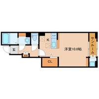 奈良県北葛城郡王寺町久度3丁目(アパート)の賃貸物件の間取り