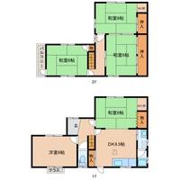 奈良県大和郡山市筒井町(一戸建)の賃貸物件の間取り