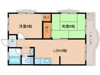 奈良県生駒市小瀬町(マンション)の賃貸物件303の間取り