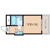 奈良県奈良市東紀寺町2丁目(マンション)の賃貸物件の間取り
