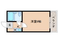奈良県奈良市大安寺7丁目(マンション)の賃貸物件の間取り