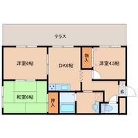 奈良県奈良市佐保台西町(アパート)の賃貸物件102の間取り