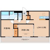 奈良県北葛城郡王寺町本町4丁目(アパート)の賃貸物件の間取り