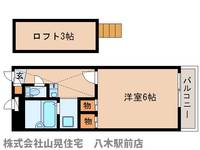 奈良県橿原市今井町3丁目(アパート)の賃貸物件206の間取り