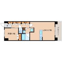 奈良県生駒市元町1丁目(マンション)の賃貸物件202の間取り