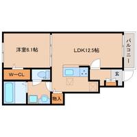 奈良県奈良市秋篠早月町(アパート)の賃貸物件の間取り