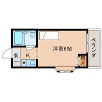 奈良県生駒市小明町(アパート)の賃貸物件105の間取り