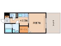 奈良県奈良市菅原東2丁目(アパート)の賃貸物件の間取り