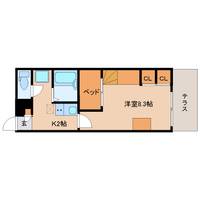 奈良県奈良市高畑町(アパート)の賃貸物件109の間取り