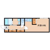 奈良県奈良市北市町(アパート)の賃貸物件205の間取り