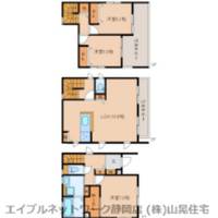 静岡県静岡市葵区大岩本町(一戸建)の賃貸物件の間取り