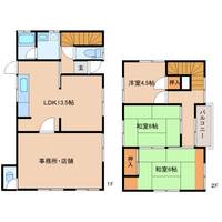 奈良県大和郡山市藤原町(一戸建)の賃貸物件の間取り
