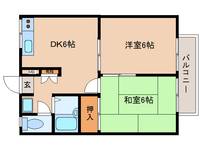 奈良県奈良市左京3丁目(アパート)の賃貸物件の間取り