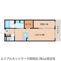 静岡県静岡市葵区長沼南(マンション)の賃貸物件の間取り