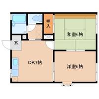 静岡県静岡市清水区庵原町(アパート)の賃貸物件の間取り