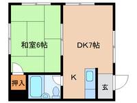 奈良県香芝市瓦口(マンション)の賃貸物件301の間取り