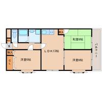 奈良県香芝市高(マンション)の賃貸物件510の間取り