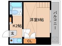 奈良県大和高田市大字池田(アパート)の賃貸物件206の間取り
