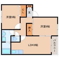 京都府木津川市加茂町里(アパート)の賃貸物件の間取り