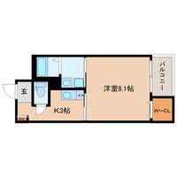 奈良県大和郡山市西岡町(アパート)の賃貸物件の間取り