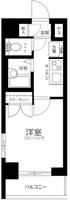 スカイコート日本橋第2の間取り