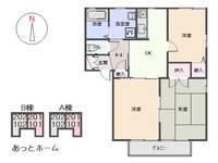フローラ A202の間取り