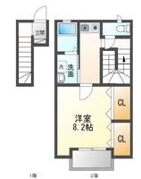 apartment IN WESTの間取り