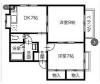 コーポ岩本25の間取り