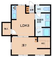 リヴェール桜花102の間取り