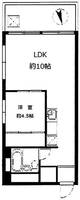 東京都品川区旗の台5丁目(マンション)の賃貸物件502の間取り