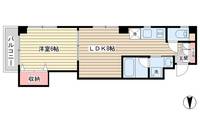 東京都品川区小山6丁目(マンション)の賃貸物件301の間取り