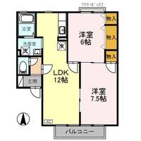 ピアニシモ Aの間取り